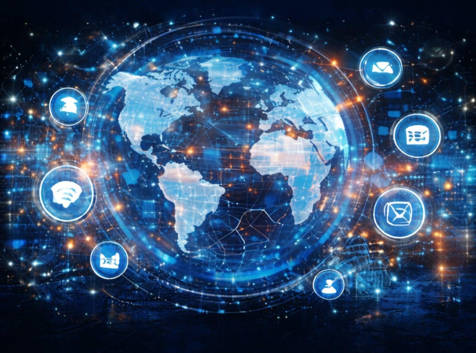 Global Tech and Trade Mechanics Image